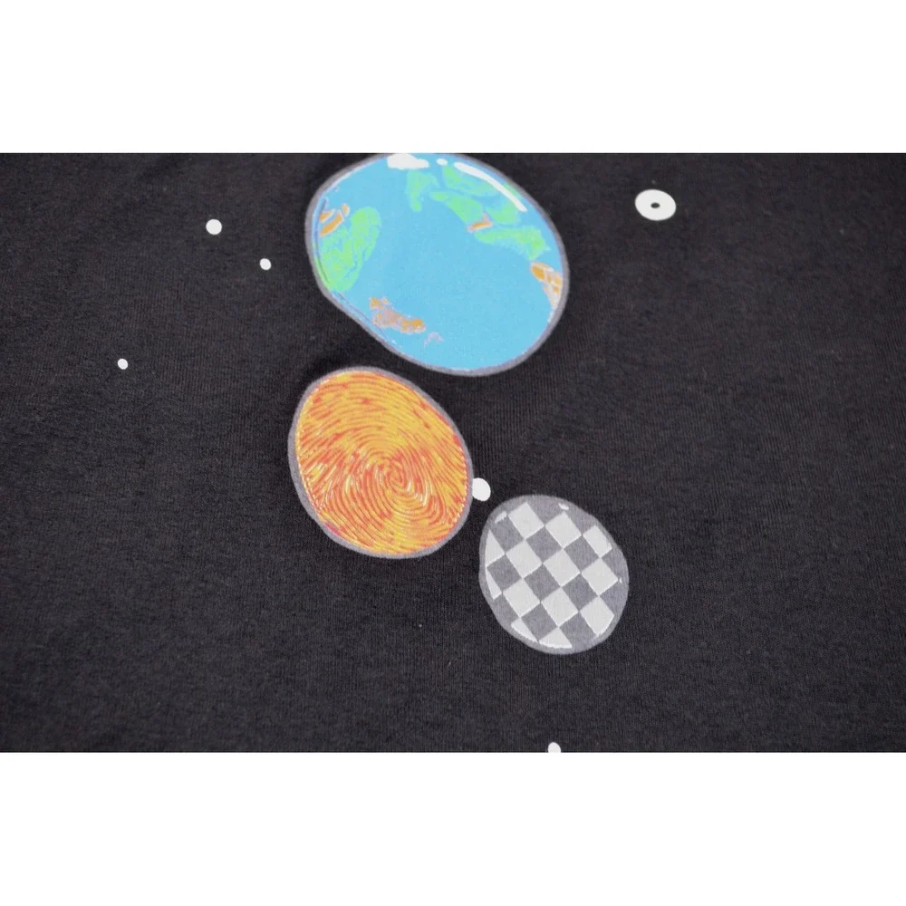 Jordan Space Planets Graphic T Shirt black Large Jumpman Cosmic Galaxy TEE